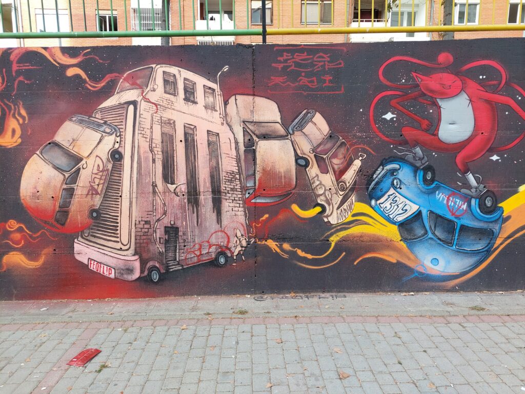 Abb. 2: Wand-Graffiti in Prishtina von Dr. Edvin Pezo